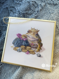 Borduurpakket Golden Toad - Merejka (280A) Aida