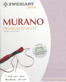 Murano 32ct 558 (48 x 68 cm) - Zweigart - Oudroze