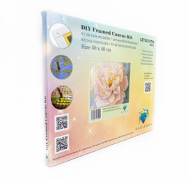 481-050 Floral Grace - Diamond Painting op houten frame - Letistitch (Limited Edition)