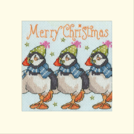 Borduurpakket Emma Ball - Huffin' Puffin Christmas - Bothy Threads