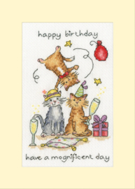 Borduurpakket Coockadoodle - Mognificent Day - Bothy Threads