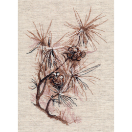 1662  Borduurpakket - Pine branch - OVEN