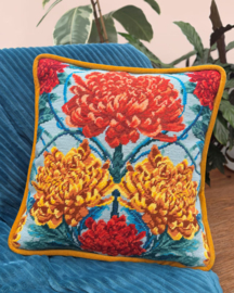 Petit Point borduurpakket April Mawhinney - Caustic Chrysanthemum - Bothy Threads