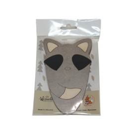 Scharendoosje Kindfox - Raccoon - Wasbeer