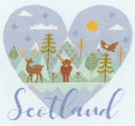 Borduurpakket - Hilary Yafai - Heart Of Scotland - Bothy Threads