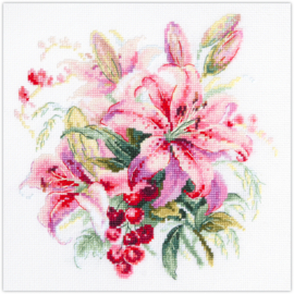 070-006 - Pink Lilies - Magic Needle