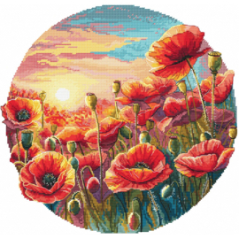 ANS-85 - Sun in poppies - De Zon in de Klaprozen - Andriana