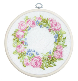 BC112 Borduurpakket Luca-S - Summer Wreath - Zomerkrans - met ring