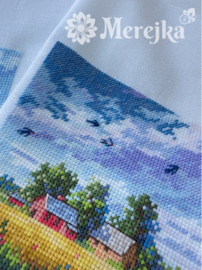 Borduurpakket Summer- Merejka (279A) Aida
