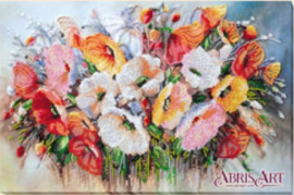 805 KRALEN BORDUURPAKKET DELICATE FLOWERS - ABRIS ART