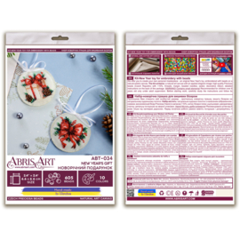 ABT034 KRALEN BORDUURPAKKET Decoratie Hanger -  New Year's Gift