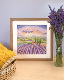 Borduurpakket Lucy Pittaway - Lavender Fields - Bothy Threads