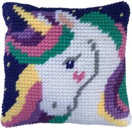 KUSSEN BORDUURPAKKET STAR LIGHT UNICORN - NEEDLEART WORLD