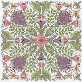 Borduurpakket Beth Buffington - Bursting Blooms - Bothy Threads