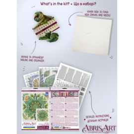 AH-301 Borduurpakket ABRIS ART - Dance of the Leaves