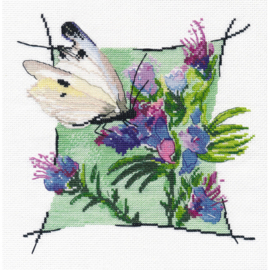 1645  Borduurpakket - Composition. Butterfly-1 - OVEN