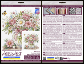 AH-325 Borduurpakket ABRIS ART -  Floral Mood - Bloemenstemming