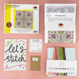Borduurpakket Beth Buffington - Bursting Blooms - Bothy Threads