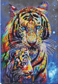 833 KRALEN BORDUURPAKKET - Colored Tigers - Gekleurde Tijgers