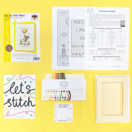 Borduurpakket Cockadoodle Cards - Up, Up And Away - Bothy Threads