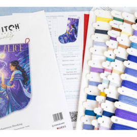 Borduurpakket LETI L10-002 Arctic Enchantress Stocking - Leti Stitch