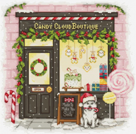 B1447 Borduurpakket Luca-S - Candy Cloud Boutique - Suikerspin Boetiek