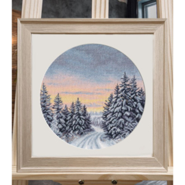 1743  Borduurpakket - Wintertime - OVEN