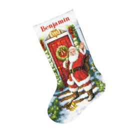 70-08901 STOCKING Welcome Santa - Dimensions