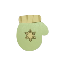Houten Naaldendoosje Groen Want