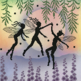 BORDUURPAKKET LAVINA STAMPS' FAIRIES - FAIRY DANCE - BOTHY THREADS