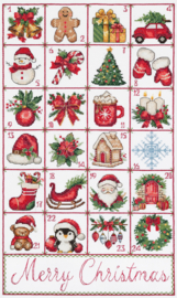 AH-324 Borduurpakket ABRIS ART -  Christmas Advent - Kerstadvent