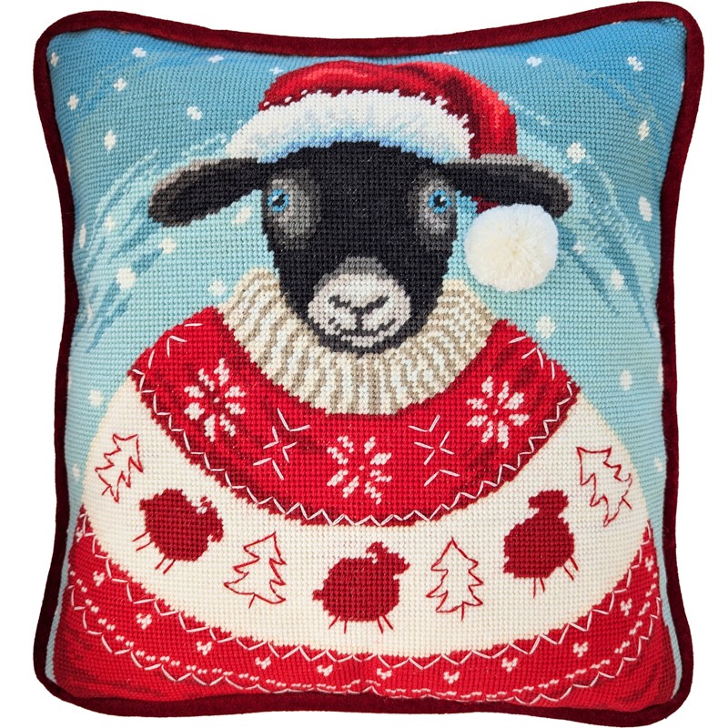 Petit Point borduurpakket Lucy Pittaway - A Cosy Christmas - Bothy Threads