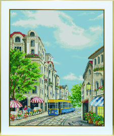 286 - Borduurpakket VDV - Summer Tram - Zomertram