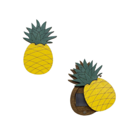 Houten Naaldendoosje Ananas