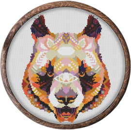 Borduurpakket Mandala Panda - 484 - Awesome Pattern Studio