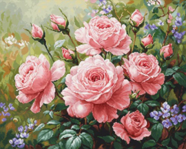 B717 Borduurpakket Luca-S - The Roses Garden - De Rozentuin