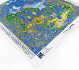 LDS 7001 Luna's Garden - Diamond Painting - Letistitch (42,2 x 42,2)
