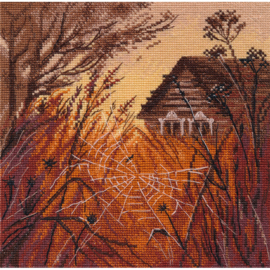1667  Borduurpakket - Landscape with a cobweb - OVEN