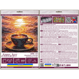 AMB144 KRALEN BORDUURPAKKET Fragrant Coffee - Geurende Koffie