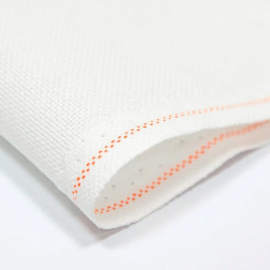 BORDUURSTOF 25 CT LUGANA, WHITE - ZWEIGART (50 x 70 cm)
