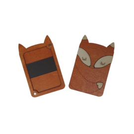 Houten Naaldendoosje Vos