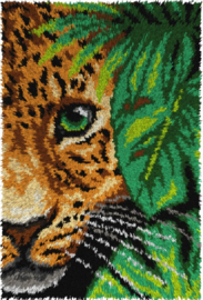 KNOOPKLEED ORCHIDEA - LUIPAARD - 50 x 75 cm