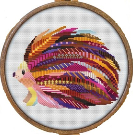 Borduurpakket Mandala Egel - 1261 - Awesome Pattern Studio