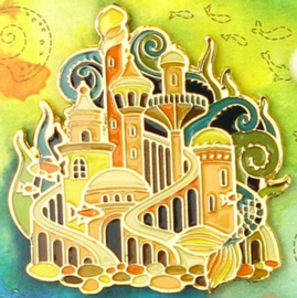 APS - Needleminder Mandala - Little Mermaid Castle- Kleine Zeemeermin Kasteel