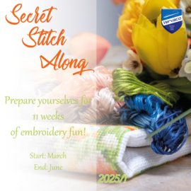 Secret Stitch Along 2025/1 Lanarte AIDA