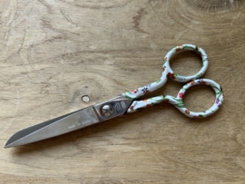 Optima handwerkschaar Bloemetjes Groen/Rood 15 cm (Premax) Italië