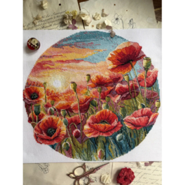 ANS-85 - Sun in poppies - De Zon in de Klaprozen - Andriana
