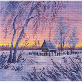1669  Borduurpakket - Winter evening - OVEN