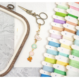 Borduurpakket LETI L10-011 - Rainy Day - Regenachtige Dag - Letistitch