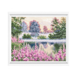 Borduurpakket Pink Fog - RTO